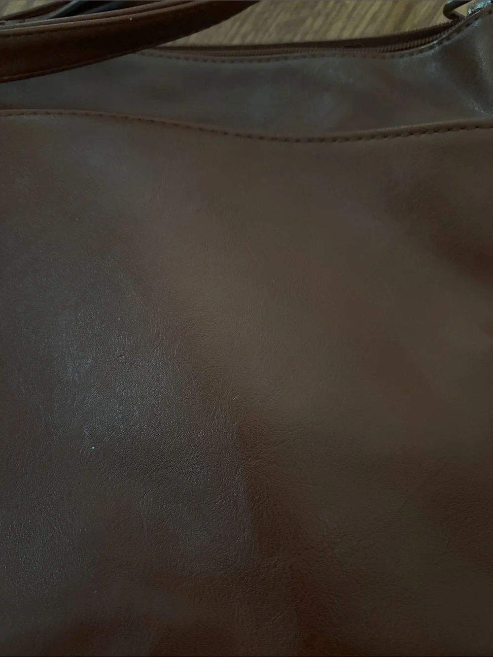INC International Concepts Brown Leather Crossbody